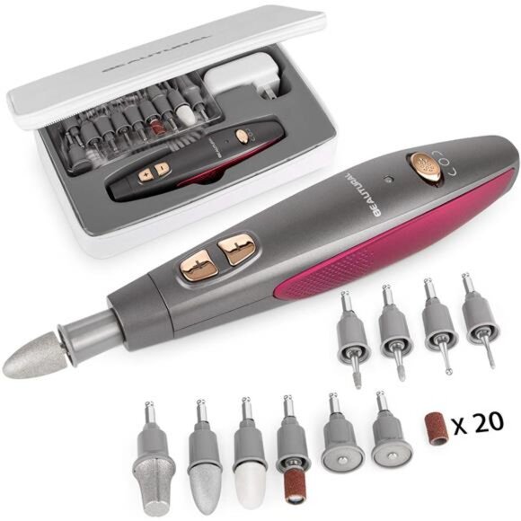 Professional Manicure and Pedicure Set Kit, Upgraded Electric Nail Drill Machine